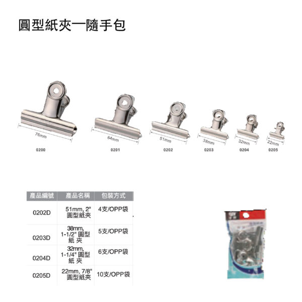 圓型紙夾—隨手包