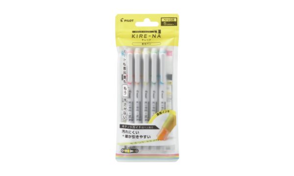 百樂SKIW-5色雙頭螢光筆